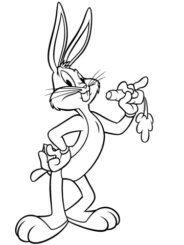 Bugs Bunny  Coloring Page